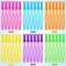 Bubble Wand, 48 Pcs Bubble Wands Bulk in 6 Colors, Bubble Party Favors for Kids, Summer Toys